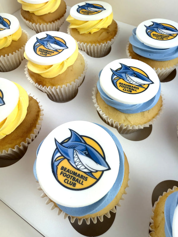 Corporate Logo Cupcakes (box of 12)
