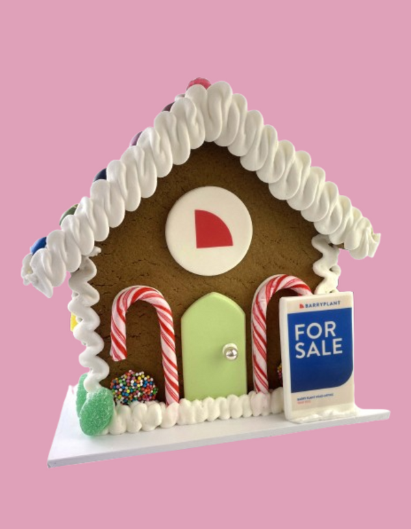 Large Real Estate Logo Gingerbread House