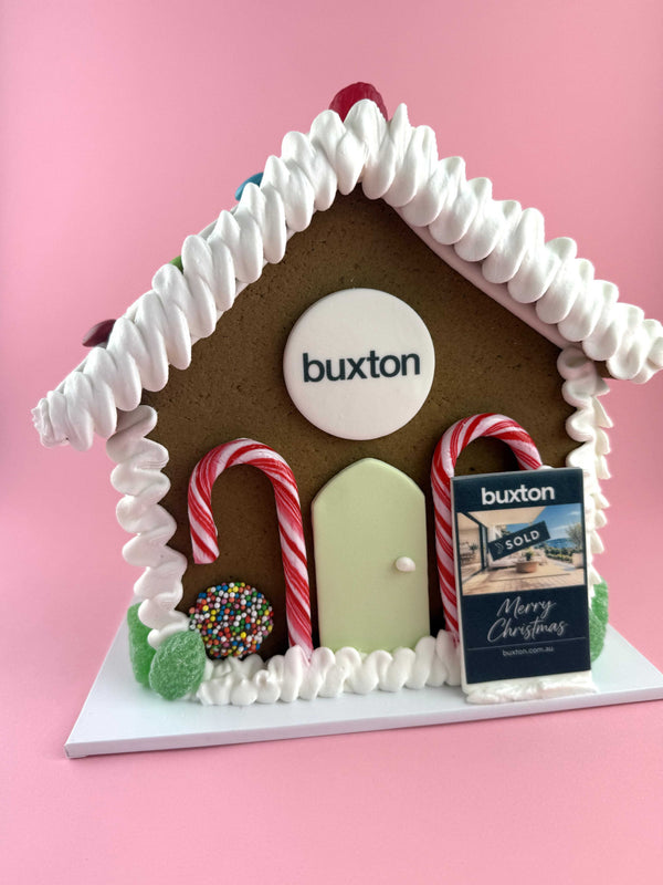 Large Real Estate Logo Gingerbread House