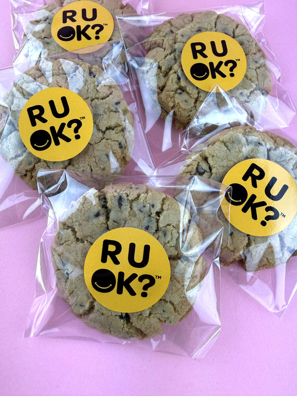 R U OK? Chocolate Chip Cookies