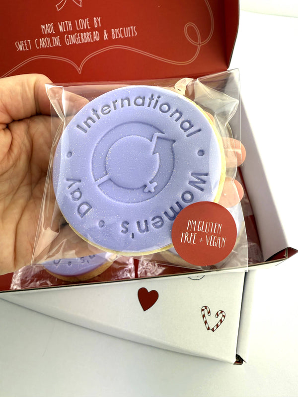 Gluten Free + Vegan International Women's Day Cookies