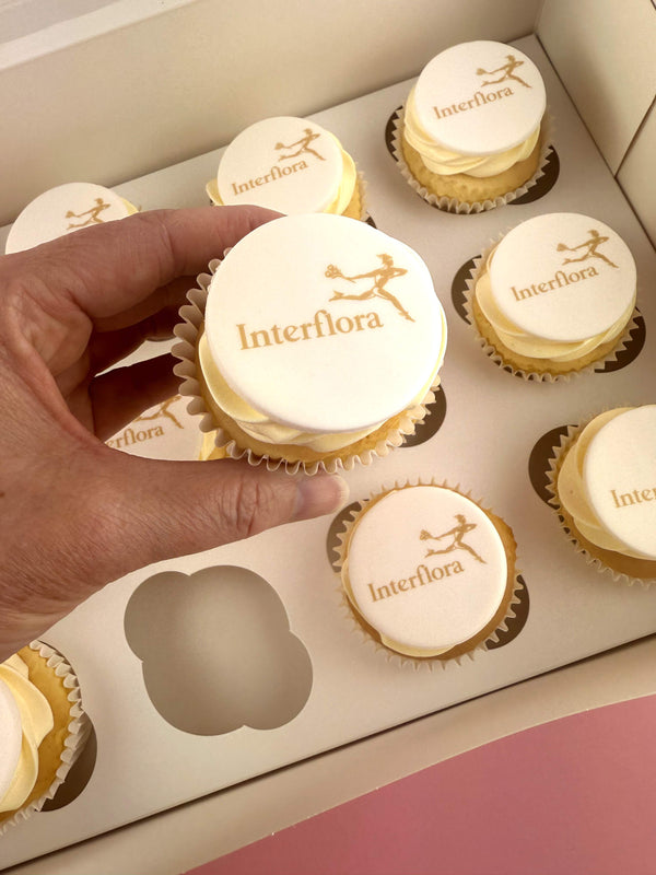 Corporate Logo Cupcakes (box of 12)