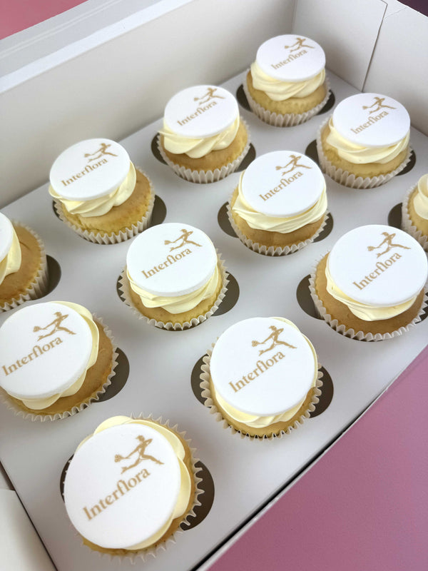 Corporate Logo Cupcakes (box of 12)