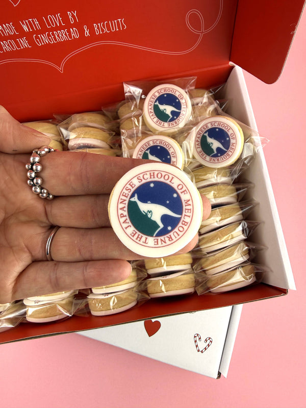 Mini Custom Logo Cookies (Individually Sealed)