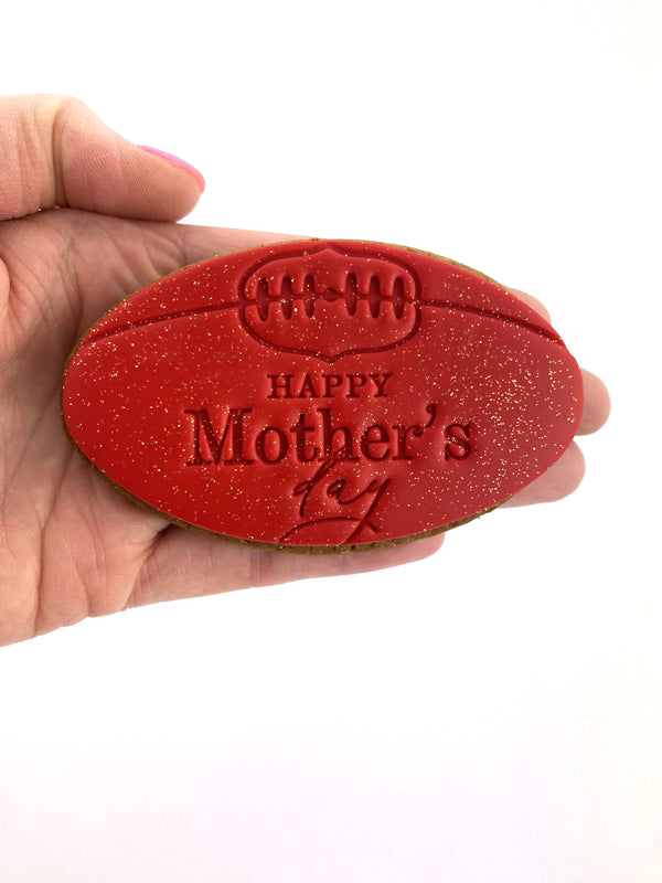 Mother's Day Football Cookies