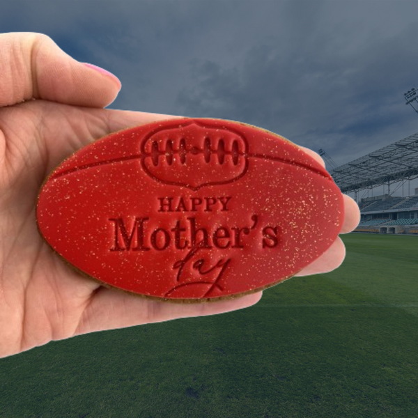 Mother's Day Football Cookies