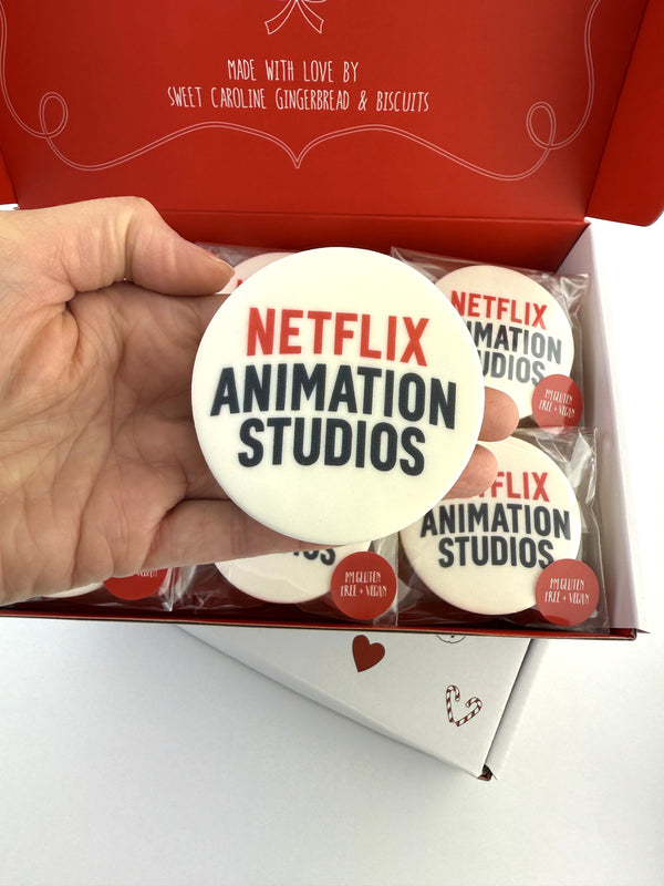 Corporate Logo Cookies