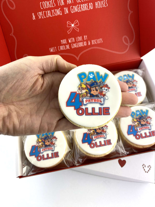 Paw Patrol Custom Birthday Cookies