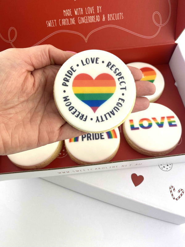 Gluten Free + Vegan Pride Cookies