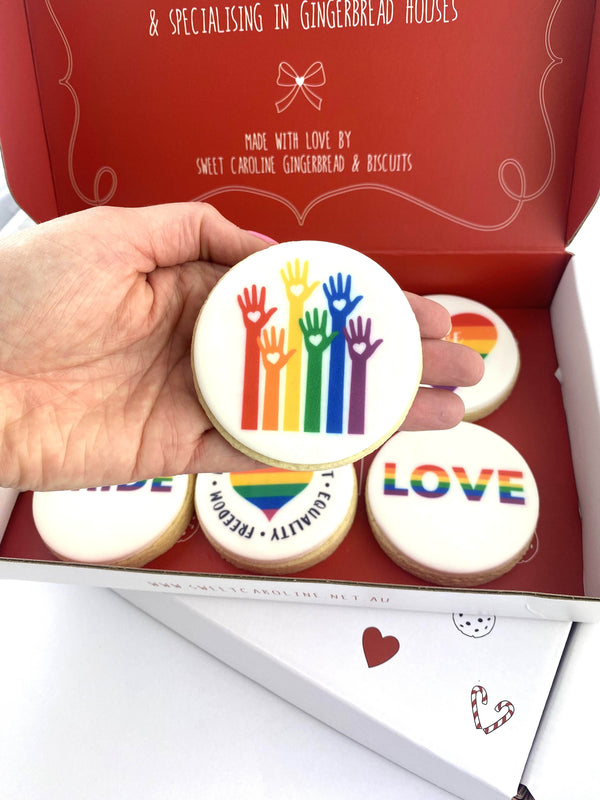 Gluten Free + Vegan Pride Cookies