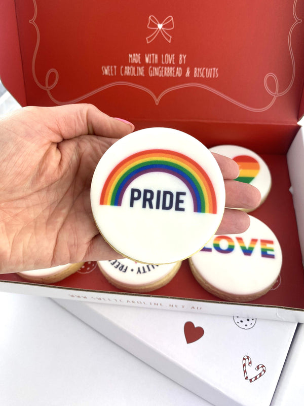 Gluten Free + Vegan Pride Cookies