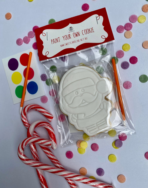 Paint Your Own Santa Cookie